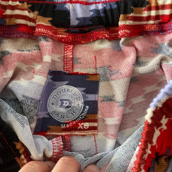 Double D Ranch Geometric Patterned Skort - Picture 4 of 5